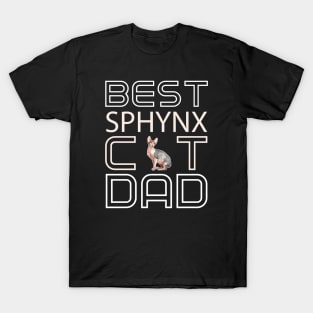 Best Sphynx Cat Dad T-Shirt